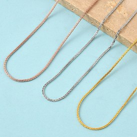 1мм латунные цепочки Boston Link, без свинца и без кадмия, долговечный, стойки покрытие