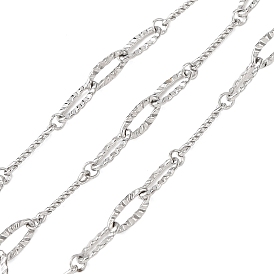 304 цепи из текстурированной нержавеющей стали с овальными звеньями, пайки, с катушкой