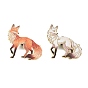 Printed Alloy Lapel Pin Backs for Backpack Clothes, Fox, Golden