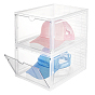 Acrylic Shoes Drawer Boxes, Rectangle