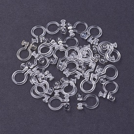Eco-Friendly Plastic Clip-on Earring Findings