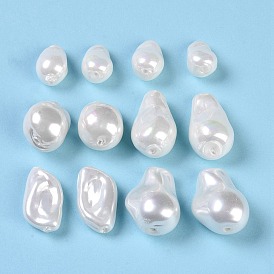 Glass Imitation Baroque Pearl with Irregular Shapes