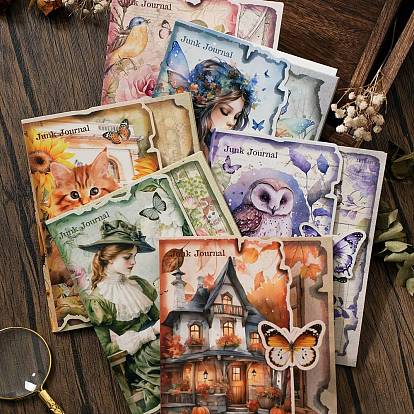 30шт. бумажные самоклеящиеся наклейки, Украшение дневника для фотоальбома своими руками