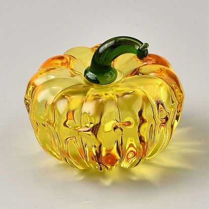 Стеклянные тыквы для украшения витрины, для украшения рабочего стола домашнего офиса