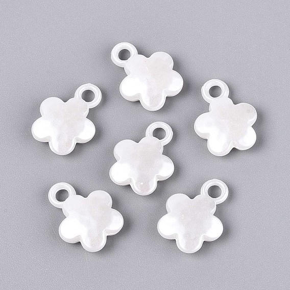 Абс пластмассовые жемчужные подвески, цветок