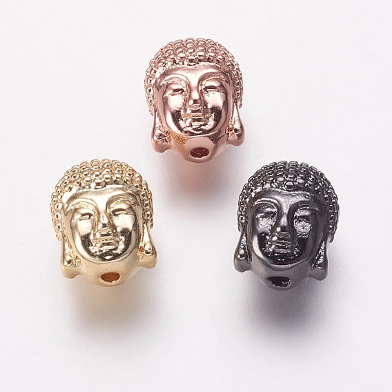 Brass Beads, Cadmium Free & Lead Free, Buddha Head