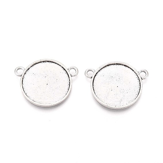 Сеттинги для кабошонов или кулона, сплав, тибетский стиль , плоско-круглые, без кадмия и без свинца