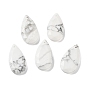 Gemstone Faceted Pendants, Teardrop Charms
