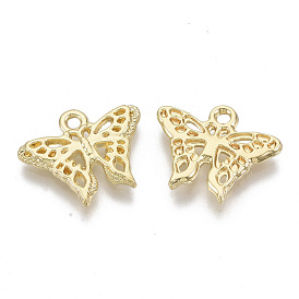 Alloy Pendants, Filigree Joiners Findings, Butterfly