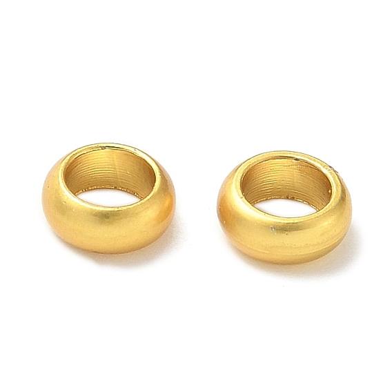 Латуни европейского бисера, долговечный, большое отверстие шарик, кольцо