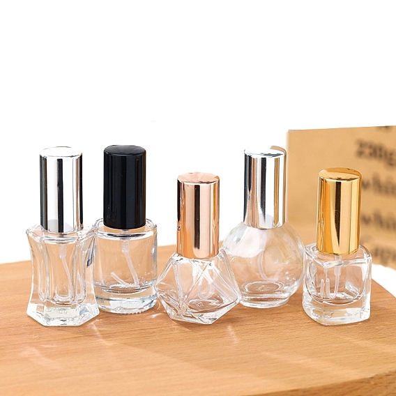 Пустые переносные стеклянные флаконы для духов, многоразовая бутылка