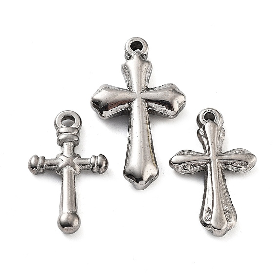 201 подвески из нержавеющей стали, крест очарование