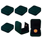 6unidades de cajas de almacenamiento de insignias de terciopelo, estuches de regalo para insignias, Rectángulo