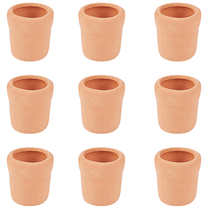 10piezas mini jarrones de porcelana adornos en miniatura, accesorios de casa de muñecas micro paisaje hogar, simulando decoraciones de utilería