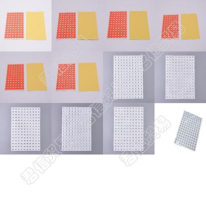 Chgcraft 60 листы 12 стили размер одежды круглые наклейки, клейкие наклейки, для одежды футболки