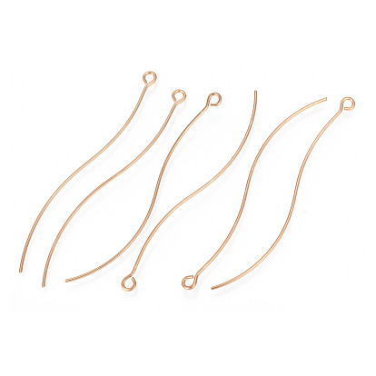 Brass Pendants, for Earring Making, Curved