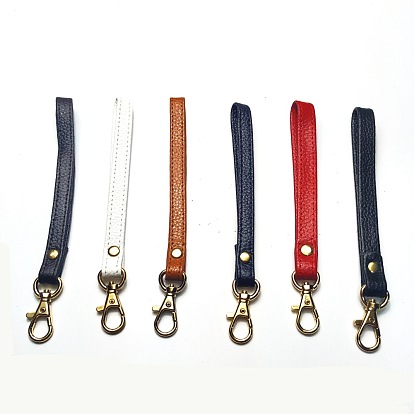 Leather Bag Strap, with Swivel Clasps, for Bag Replacement Accessories