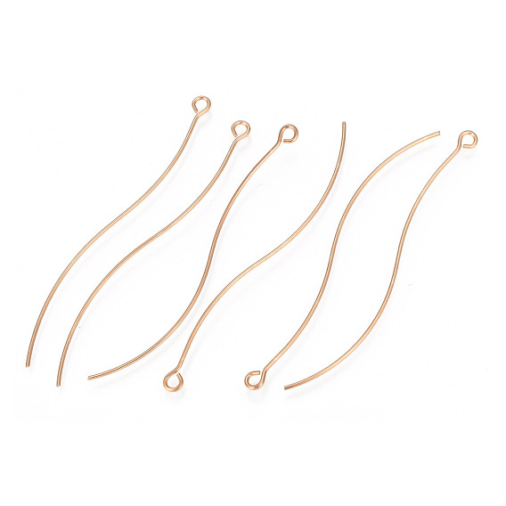 Brass Pendants, for Earring Making, Curved