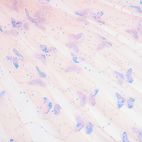 1 простыня с рисунком бабочки из полиэфирных тканей, Свадебная марлевая вышивка на ткани, для изготовления костюмов