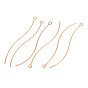 Brass Pendants, for Earring Making, Curved