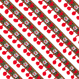 5 ярдов полиэстеровой кружевной ленты с помпонами и кисточками, аксессуары для одежды