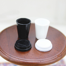 Мини-кофейная чашка из смолы, для аксессуаров для кукольного домика, притворяясь опорными украшениями