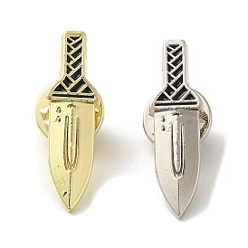 Enamel Pins, Alloy Brooches for Backpack Clothes, Knife