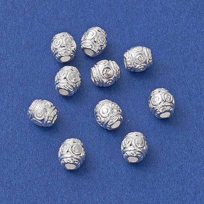 Alloy Spacer Beads, Long-Lasting Plated, Drum