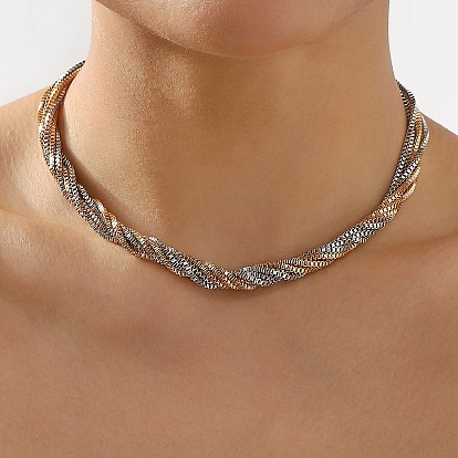 Железные цепи коробки ожерелья, многорядные ожерелья для женщин