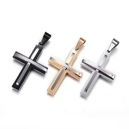 304 Stainless Steel Pendants, Cross