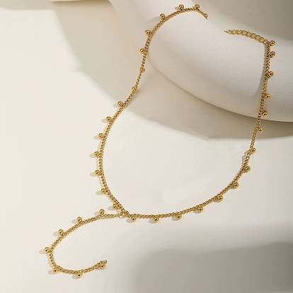 304 ожерелья из нержавеющей стали с кисточками и витой цепочкой для женщин