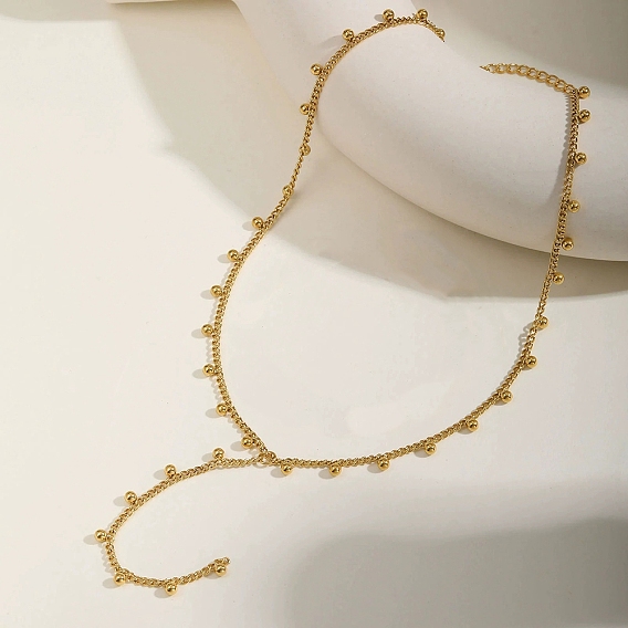 304 ожерелья из нержавеющей стали с кисточками и витой цепочкой для женщин