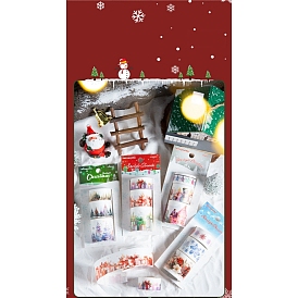 DIY Picture Stickers, Decorative Adhesive Tapes, Starlight Christmas Collection