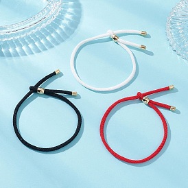 3шт. браслеты из нейлонового шнура для женщин и мужчин, с латунной мозг заканчивается