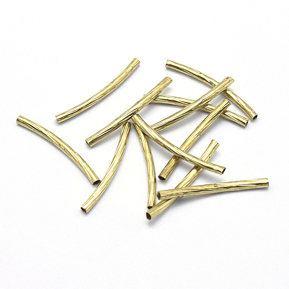 Бисера латунной трубки, изогнутые, без свинца, без кадмии и без никеля, трубка