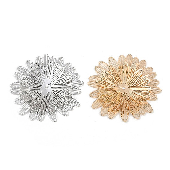 Железные подвески, цветочный шарм, полый