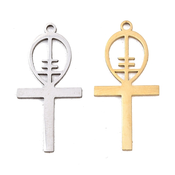 201 подвески из нержавеющей стали, анкх крест прелести