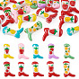 20Pcs 10 Styles Boot Baking Paint Glass Enamel Beads