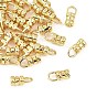 SHEGRACE Brass Cord Ends, Column, Cadmium Free & Nickel Free & Lead Free