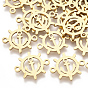 201 Stainless Steel Links Connectors, Laser Cut Links, Helm with Anchor
