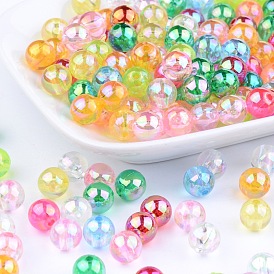 Eco-Friendly Transparent Acrylic Beads, Round