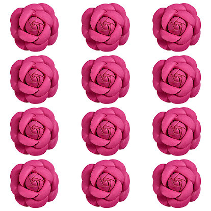 12 шт. аксессуары для украшения из искусственной кожи, цветок