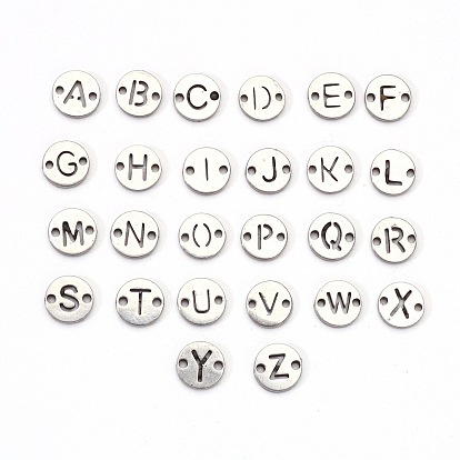 201 Stainless Steel Links, Laser Cut, Flat Round
