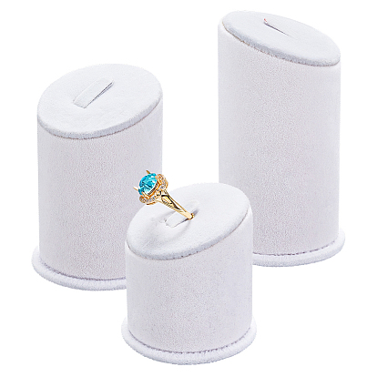 3шт. 3 размеры ворс покрытый ПВХ кольцо стенды, держатель для хранения одного кольца колонны
