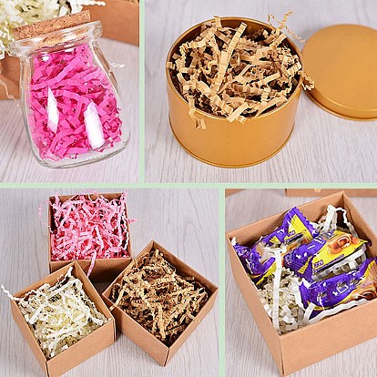 Chocolate Crinkle Cut / Shredded Paper Gift Box & Basket Crinkle Paper