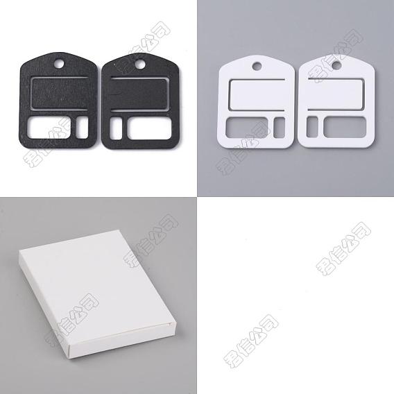 Доски для намотки акриловой нити, бобины для ниток, для хранения ниток для вышивания крестиком, прямоугольные