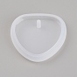Силиконовая форма для подвески в форме сердца, формы для литья смолы, изготовление изделий из эпоксидной смолы