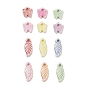 Plastics Charms, Craft Beads, Mixed Color
