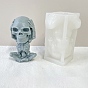 Halloween Theme DIY Candle Silicone Molds, Resin Casting Molds, For UV Resin, Epoxy Resin Jewelry Making, Skull