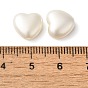 Cuentas de perlas de imitación de plástico abs, corazón